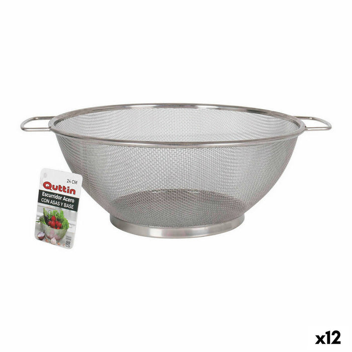 Pasta Drainer Quttin Steel 29,5 x 24 x 10 cm (12 Units)