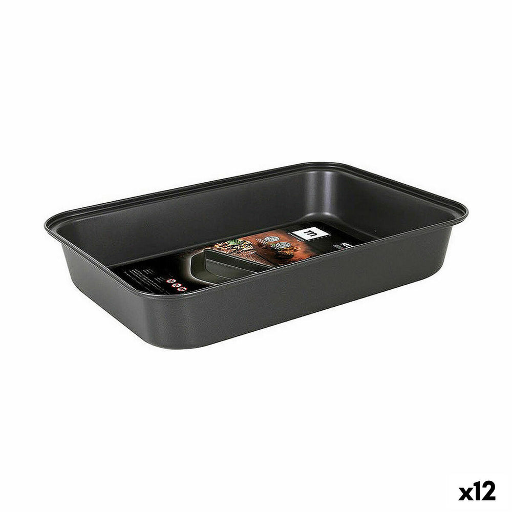 Baking tray La Mediterránea Rectangular 34 x 24 x 6 cm (12 Units)