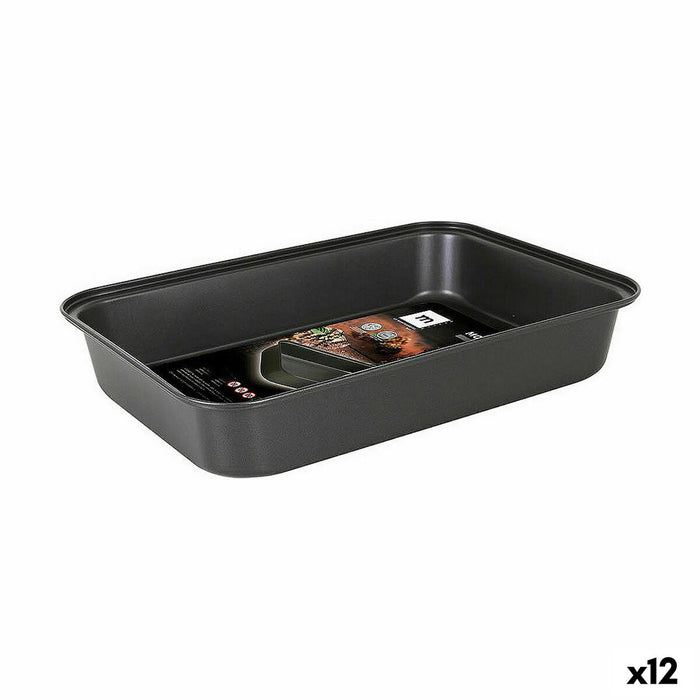 Baking tray La Mediterránea Rectangular 34 x 24 x 6 cm (12 Units)