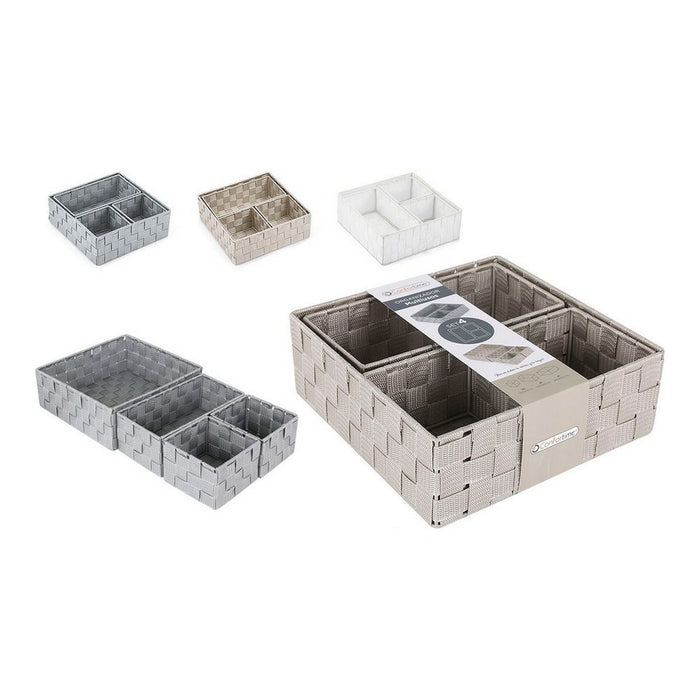 Multi-Purpose Organiser Confortime Plastic Set (4 pcs)