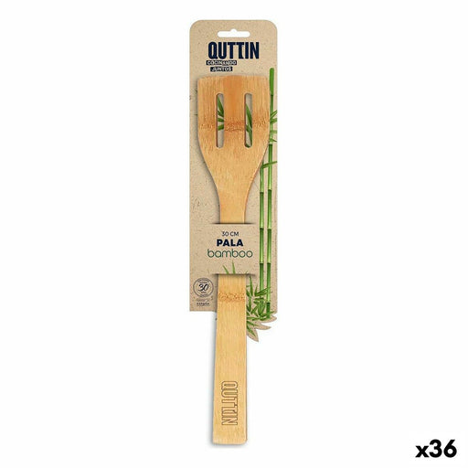 Kitchen Spatula Quttin Bamboo 30 x 6,2 x 0,8 cm (36 Units)