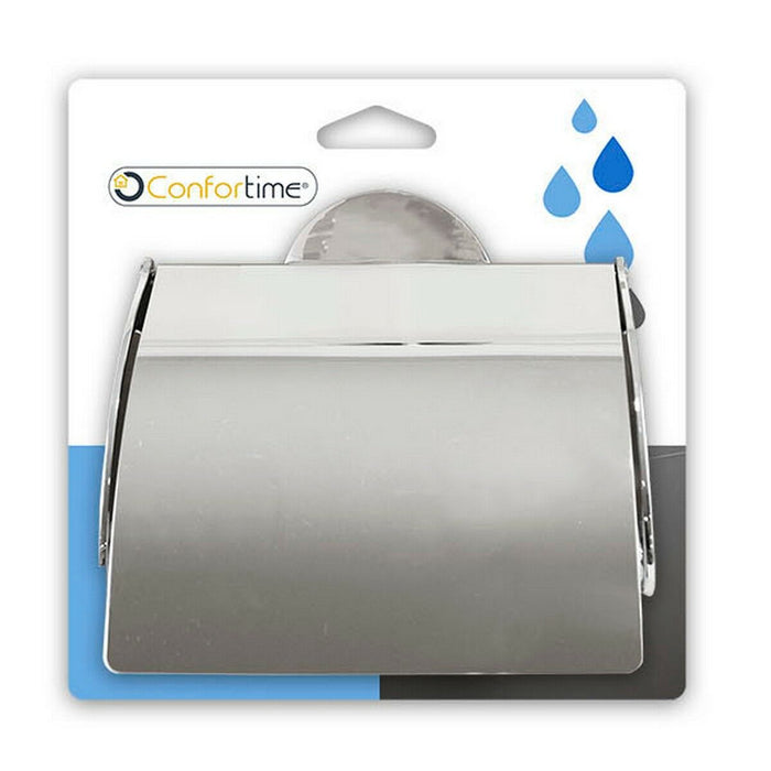 Toilet Roll Holder Confortime Metal 13 x 11 x 9,5 cm (6 Units)