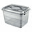 Storage Box Confortime Tetris Grey Plastic 14 L (12 Units)