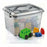 Storage Box Confortime Tetris Grey Plastic 14 L (12 Units)