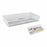 Cutlery Organiser Confortime Metal White 30 x 15,24 x 5,2 cm (12 Units)