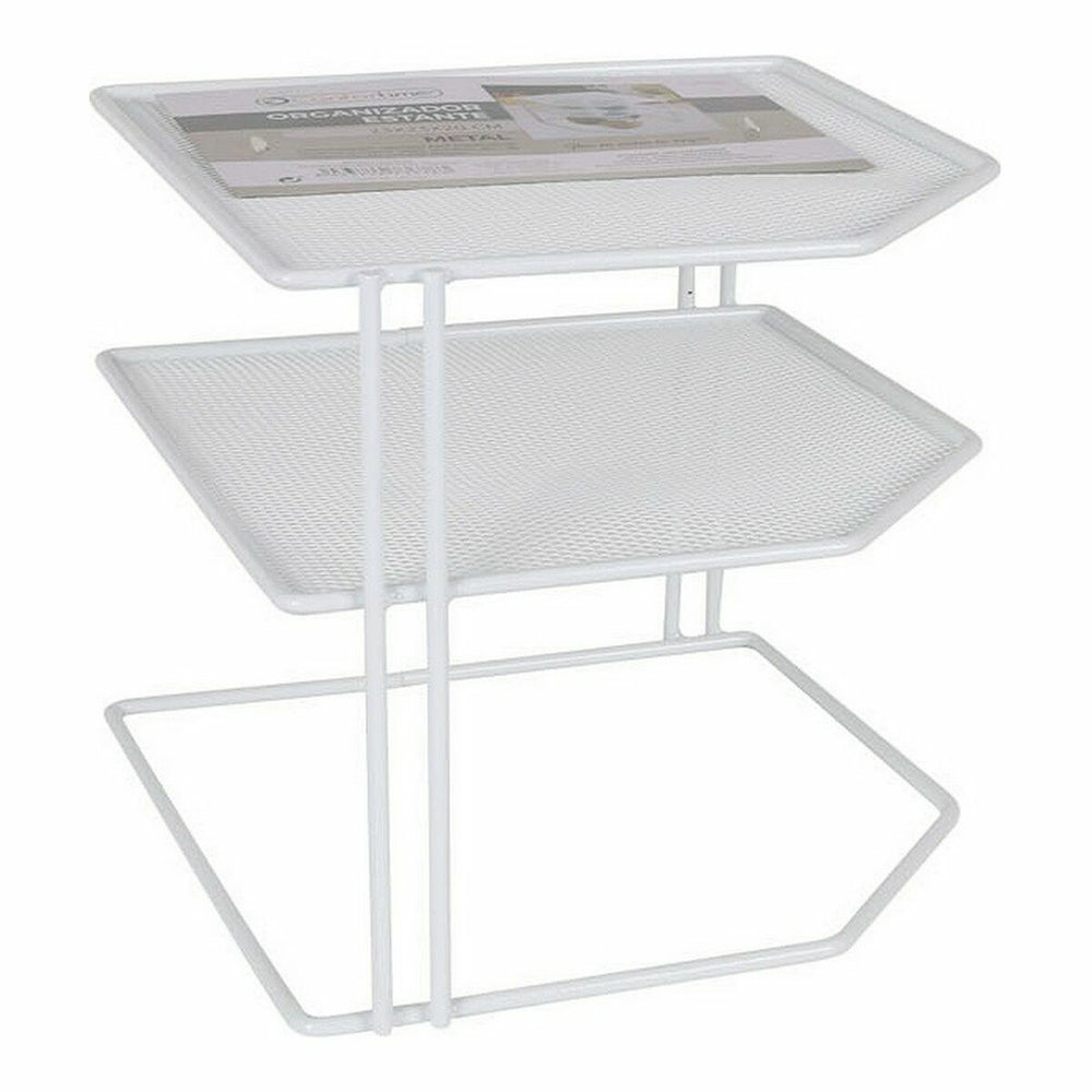 Shelve Confortime Metal White Organiser 23 x 23 x 20 cm