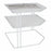 Shelve Confortime Metal White Organiser 23 x 23 x 20 cm