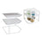 Shelve Confortime Metal White Organiser 23 x 23 x 20 cm