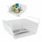 Basket for Kitchen Shelf Confortime Metal White 24,5 x 25 x 14 cm (6 Units)