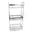 Bathroom Shelves Confortime Chromed Silver 29 x 18 x 65,5 cm (4 Units)