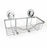 Bath Organiser Caddy Confortime Chromed Aluminium Silver 30 x 13,5 x 15 cm (6 Units)