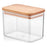 Jar Quttin Plastic With lid 14,5 x 9 x 10,5 cm Squared 1 L