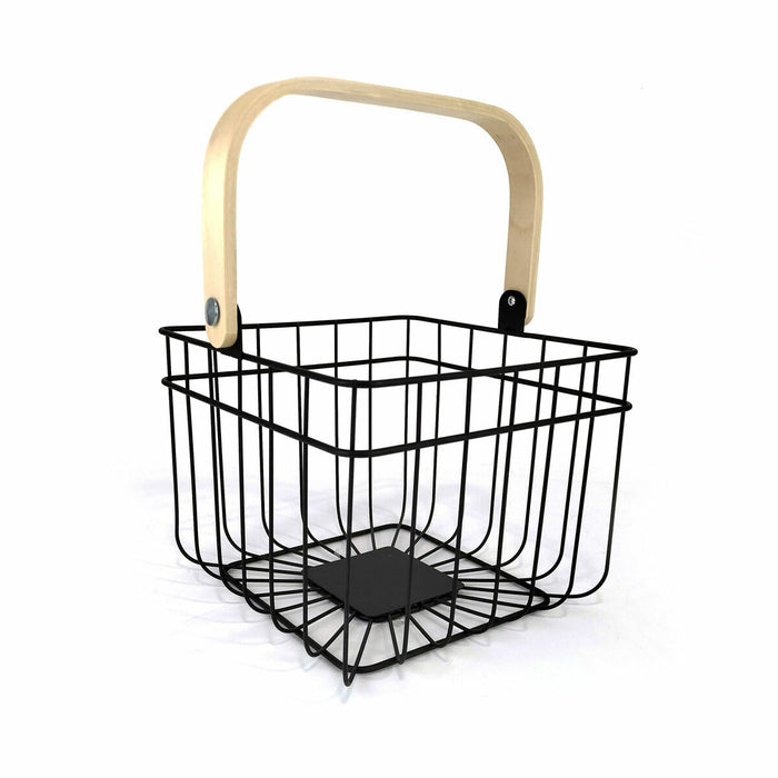 Multi-purpose basket Quttin Rustic 4 mm 28 x 26,5 x 22 cm (12 Units)