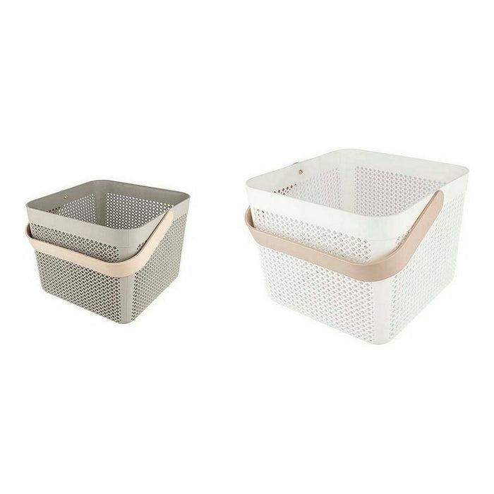 Multi-purpose basket Confortime Plastic 23 x 23 x 18 cm (12 Units)