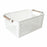 Multi-purpose basket Confortime Wood 26 x 18,5 x 12 cm (24 Units)