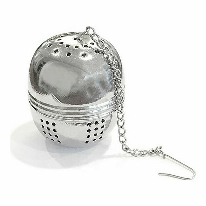 Filter for Infusions Stainless steel Silver (48 Units) (4,5 x 4 cm)