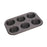 Flan Mould Quttin Cherry 6 Units Carbon steel 26,5 x 18,5 x 3 cm