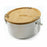Lunch box Quttin Stainless steel Bamboo 17 x 9 cm (6 Units)