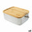 Lunch box Quttin Bamboo Stainless steel Rectangular (6 Units)