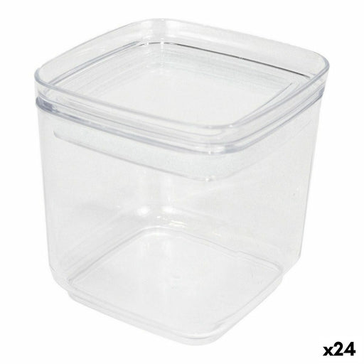 Jar Quttin Hermetic Transparent Plastic 750 ml (24 Units)