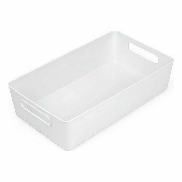 Multi-purpose basket Confortime White 38 x 22 x 9,5 cm (10 Units)