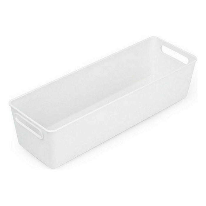 Multi-purpose basket Confortime White 38 x 12,7 x 9,5 cm (12 Units)