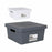 Storage Box with Lid Confortime 10 L With lid Squared (6 Units)