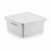 Storage Box with Lid Confortime 10 L With lid Squared (6 Units)