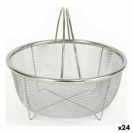 Strainer Quttin Kettle Vegetables Stainless steel 19,5 cm (24 Units)