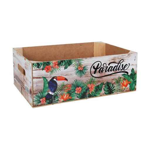 Storage Box Confortime Paradise 30 x 20 x 10 cm Wood