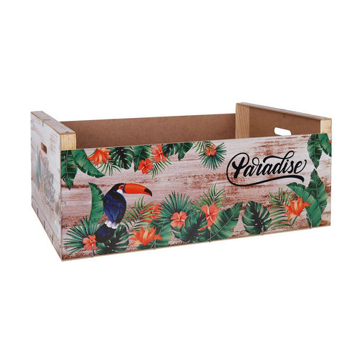 Storage Box Confortime Paradise Wood (58 x 39 x 21 cm)