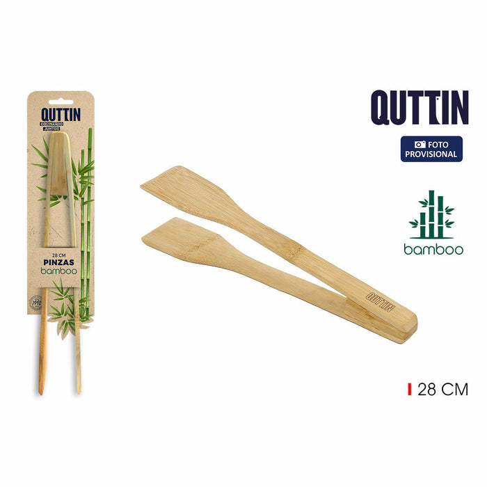 Kitchen Spatula Quttin Bamboo (24 Units)