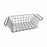 Basket for Kitchen Shelf Confortime Black 43 x 24,4 x 18,5 cm (12 Units)