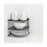 Plate Rack Confortime Corner-cupboard Black 22 x 22 x 25 cm