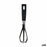 Manual Whisk Quttin Foodie Black Nylon (24 Units)