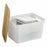 Multi-use Box Confortime White Brown Bamboo Plastic 36,5 x 27 x 21,5 cm (6 Units)