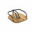Napkin holder Confortime Metal 20 x 20 x 7 cm (6 Units)