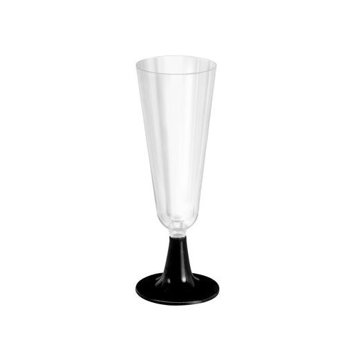 Reusable cava glasses Algon Black 150 ml 4 Units