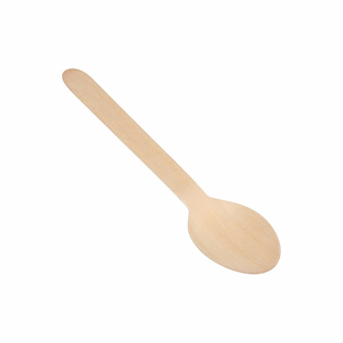 Set of Spoons Algon Wood 20 Units 16 x 3 x 1 cm