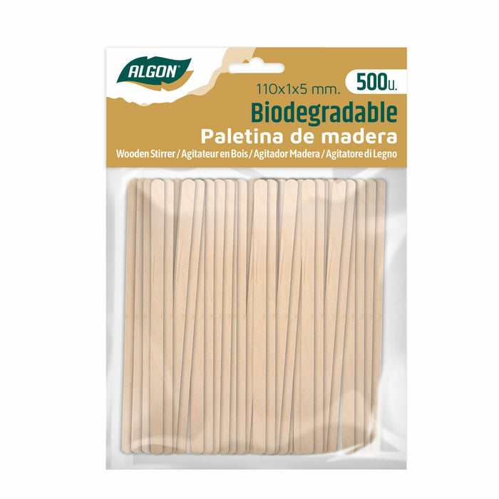 Kit of coffee stirrers Algon Wood 20 Units