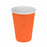 Set of reusable glasses Algon Orange 48 Units 450 ml (10 Pieces)