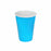 Set of reusable glasses Algon Light Blue 24 Units 250 ml (25 Pieces)