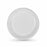 Set of reusable plates Algon Circular White Plastic 17 x 1,5 cm (10 Units)