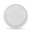 Set of reusable plates Algon Circular White 20,5 x 2 cm Plastic 25 Units