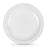 Set of reusable plates Algon Circular White 25 x 25 x 2,5 cm Plastic 100 Units