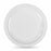 Set of reusable plates Algon Circular White Plastic (36 Units)