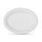 Set of reusable plates Algon White 27 x 21 cm Plastic Oval 6 Units