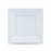 Set of reusable plates Algon Squared Plastic 18 x 18 x 2 cm (36 Units)