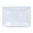 Set of reusable plates Algon Rectangular White Plastic 33 x 23 cm 12 Units