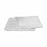 Food Tray Set Algon White Rectangular 4 Pieces 15 x 22 x 1 cm (48 Units)